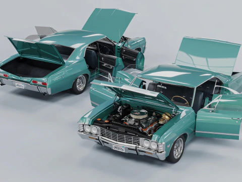 Chevrolet Impala 1967 3D Model
