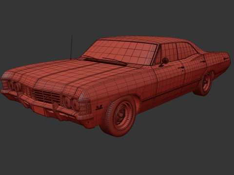 Chevrolet Impala 1967 Modelo 3D