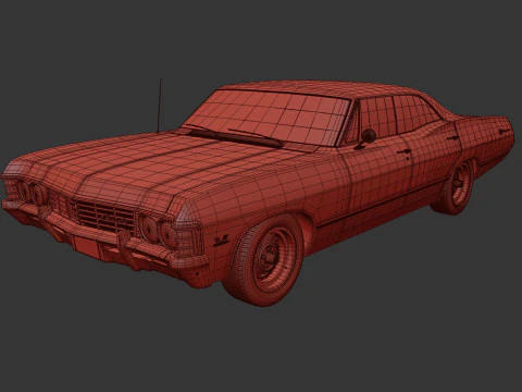 Chevrolet Impala 1967 3D Model
