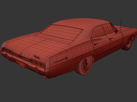 Chevrolet Impala 1967 Modelo 3D