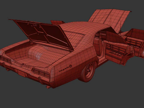 Chevrolet Impala 1967 3D Model
