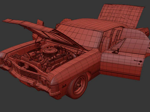 Chevrolet Impala 1967 3D Model