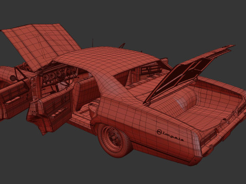 Chevrolet Impala 1967 Modelo 3D