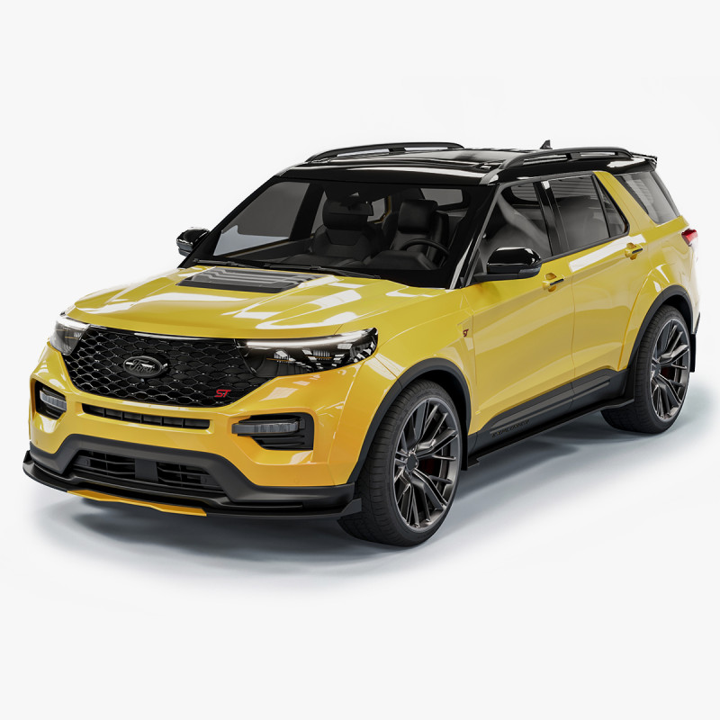 Explorer ST 2020 3D Модель .c4d .max .obj .3ds .fbx .stl .blend