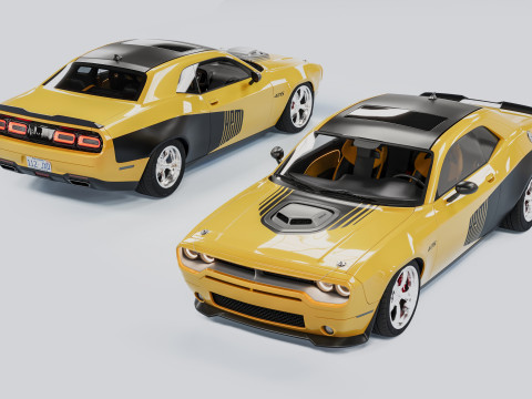 Plymouth Cuda 3D Model