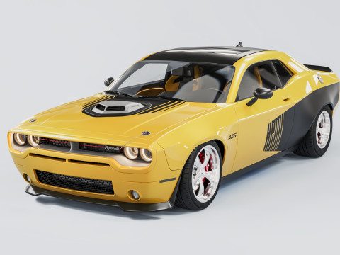 Plymouth Cuda 3D Model