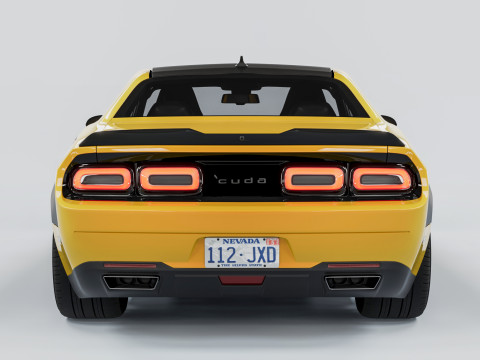 Plymouth Cuda 3D Model