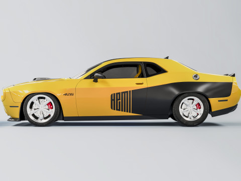 Plymouth Cuda 3D Model