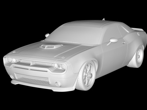 Plymouth Cuda 3D Model