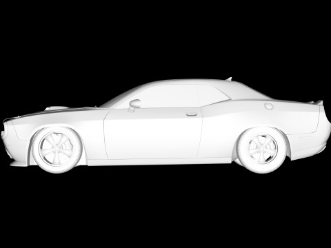 Plymouth Cuda 3D Model