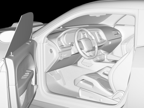 Plymouth Cuda 3D Model