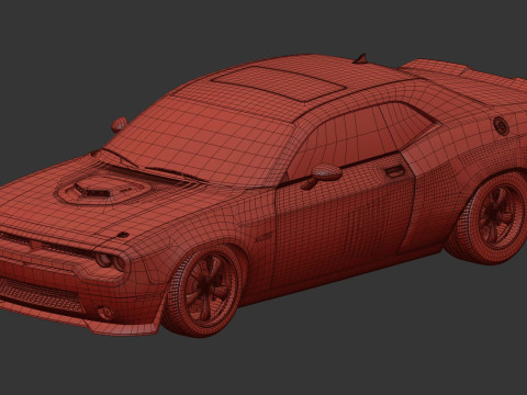 Plymouth Cuda 3D Model