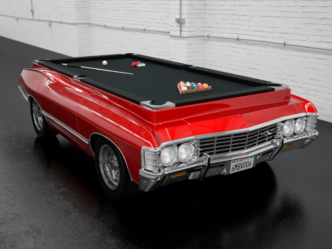 Pool Table Chevrolet Impala 1967 3D Model