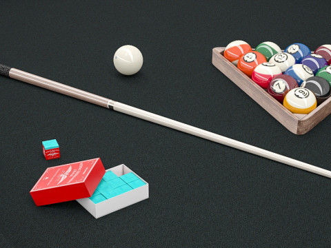 Pool Table Chevrolet Impala 1967 3D Model