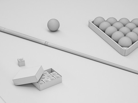 Pool Table Chevrolet Impala 1967 3D Model
