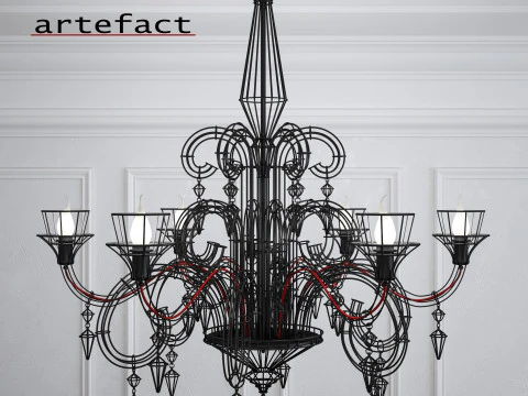 アーティファクトシャンデリア 3Dモデル