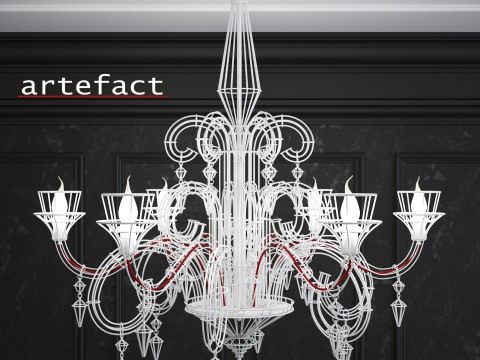 Żyrandol Artefakt Model 3D