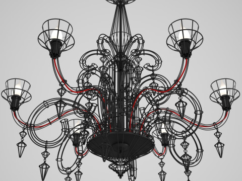 Żyrandol Artefakt Model 3D