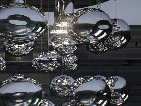 Azzardo LUVIA 2172-6X CHROM Model 3D