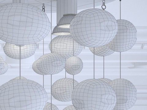 Azzardo LUVIA 2172-6X CHROM Model 3D