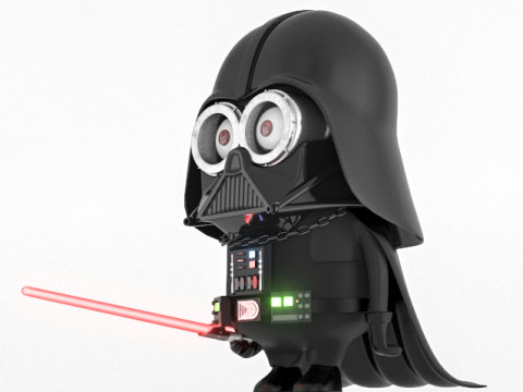 Міньйон Дарт Вейдер 3D Модель