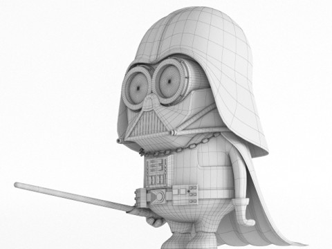 Міньйон Дарт Вейдер 3D Модель