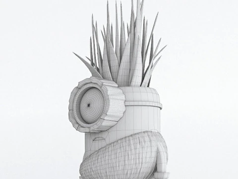 Minion flower pot 3D Model