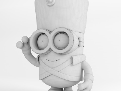 Minionek Napoleon Model 3D