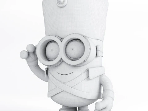 Minion napoleon 3D Model