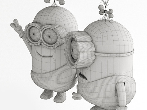 Міньйон кам'яного віку 3D Модель