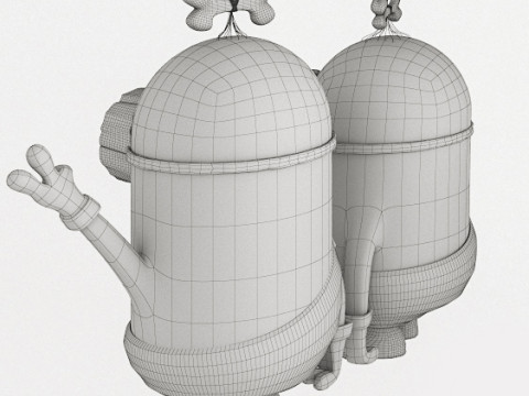 Міньйон кам'яного віку 3D Модель