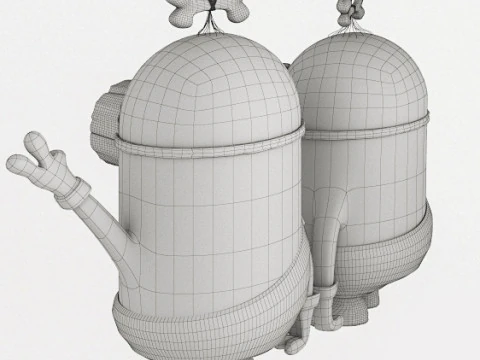 Minion Stone Age 3D Model