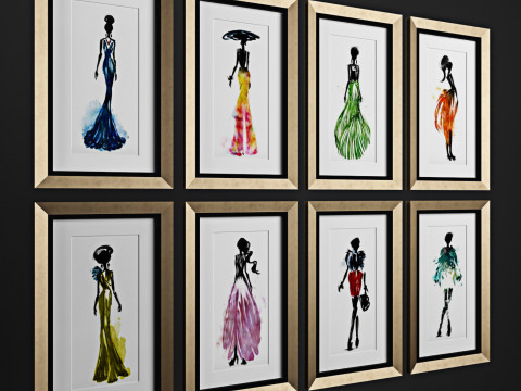 Conjunto de fotos Modelo 3D