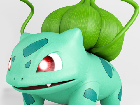 Pokemon Bulbasaur 3D Model