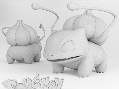 Pokemon Bulbasaur 3D Model