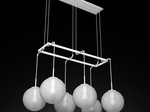 RH LANGUEDOC LİNEER AVİZE 48 3D Model