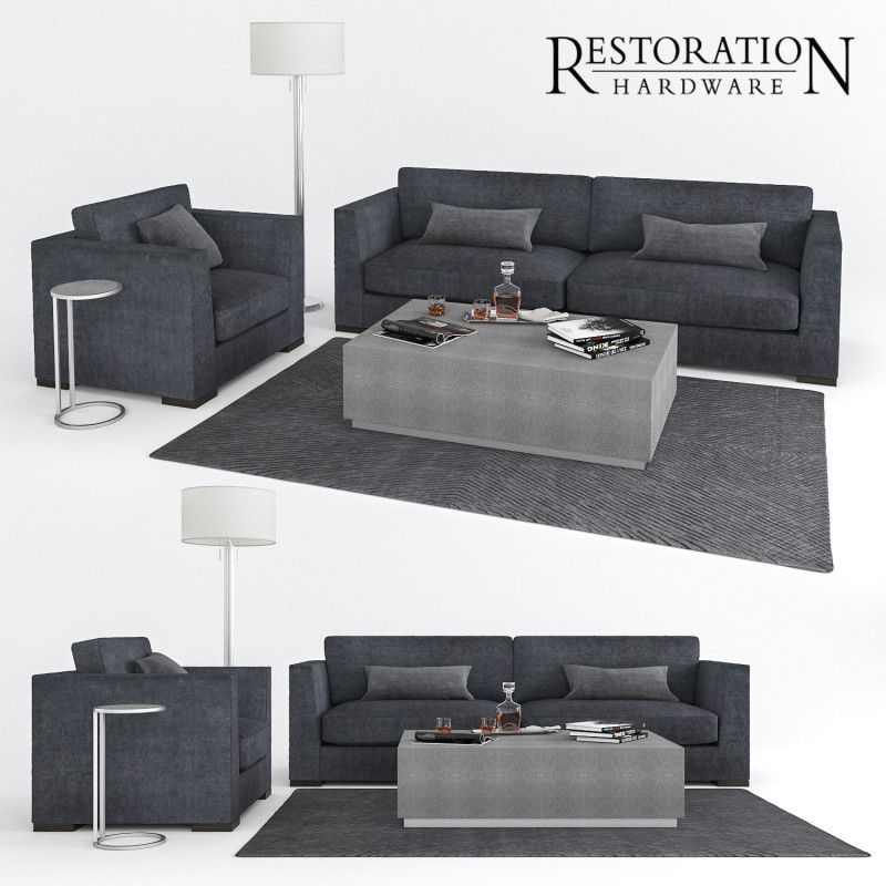 Реставраційний набір обладнання 3D Модель .c4d .max .obj .3ds .fbx .stl .blend