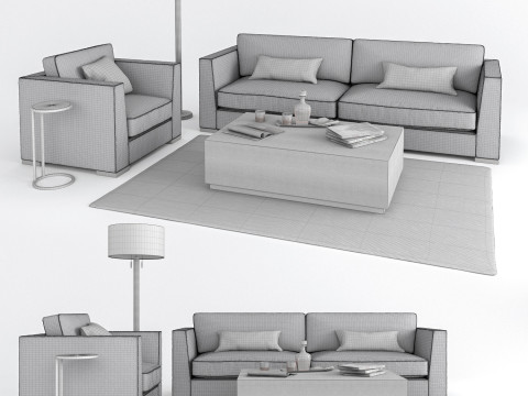 Набор реставрационного оборудования 3D Модель