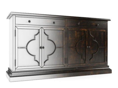 Pottery Barn LORRAINE BUFFET 3D Model