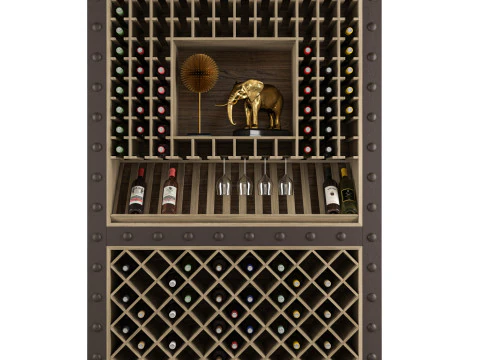 Cantinetta per vini Decoquality 3D Modello 3D