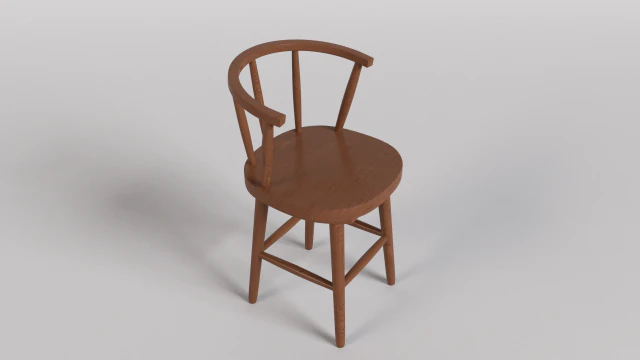 Chair 3D Model .c4d .max .obj .3ds .fbx .stl .blend 