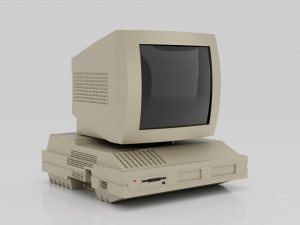 Retro computer Amstrad PC 2286 3D 模型