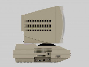Retro computer Amstrad PC 2286 3D Model