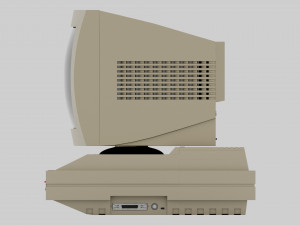 Retro computer Amstrad PC 2286 3D Model