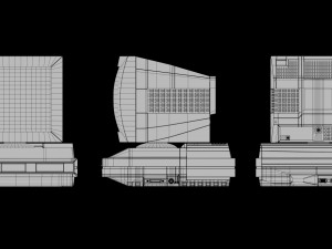 Retro computer Amstrad PC 2286 3D Model