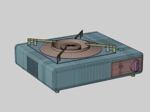 Camping Stove 3D Model