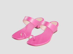Flip-flop sandal Model 3D