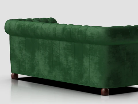 ChesterfieldSofa Two Seater 3D Model