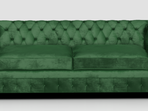 ChesterfieldSofa Two Seater Modèle 3D