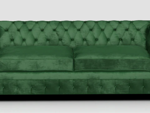 ChesterfieldSofa Two Seater 3D Model